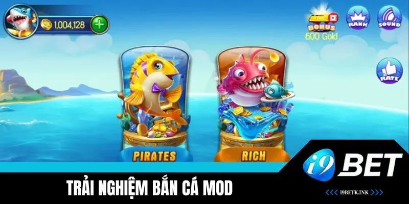 Hướng dẫn trải nghiệm bắn cá