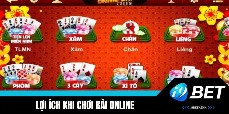 Lợi ích khi chơi bài online như thưởng cao, bảo mật tốt